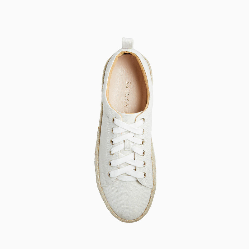 Mia Canvas Low Top Platform Sneaker