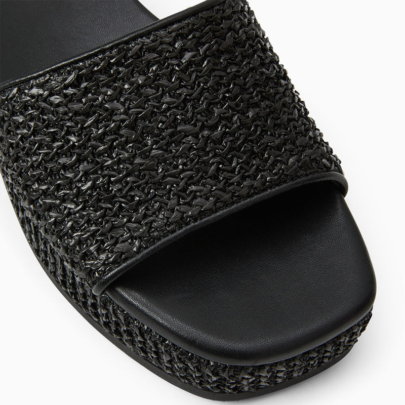 Bay Raffia Flatform Sandal