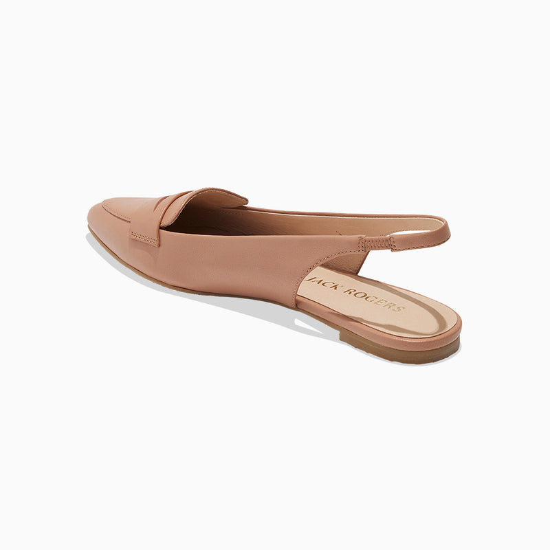 Pennie Leather Slingback Ballet Flat