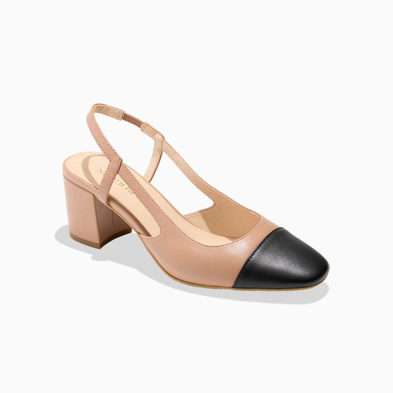 Summer Cap Toe Slingback Heel