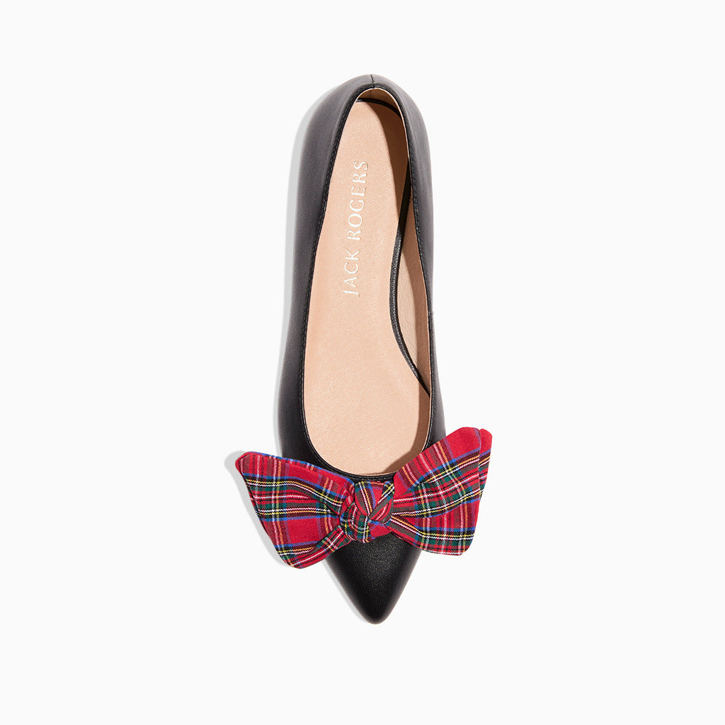 Debra Ballet - Black / tartan – Jack Rogers USA