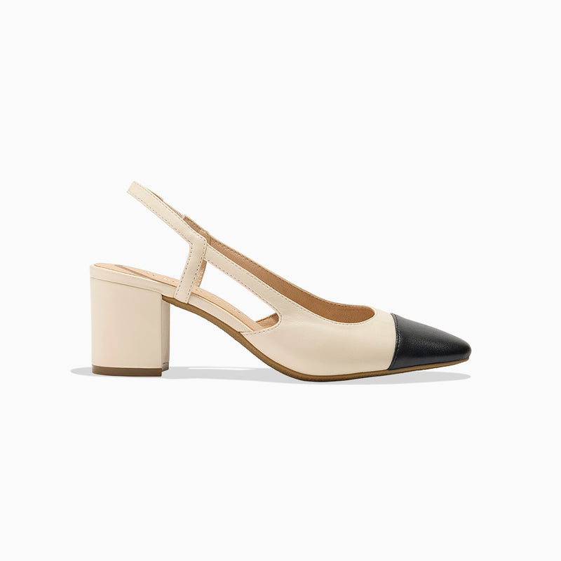 Summer Cap Toe Slingback Heel