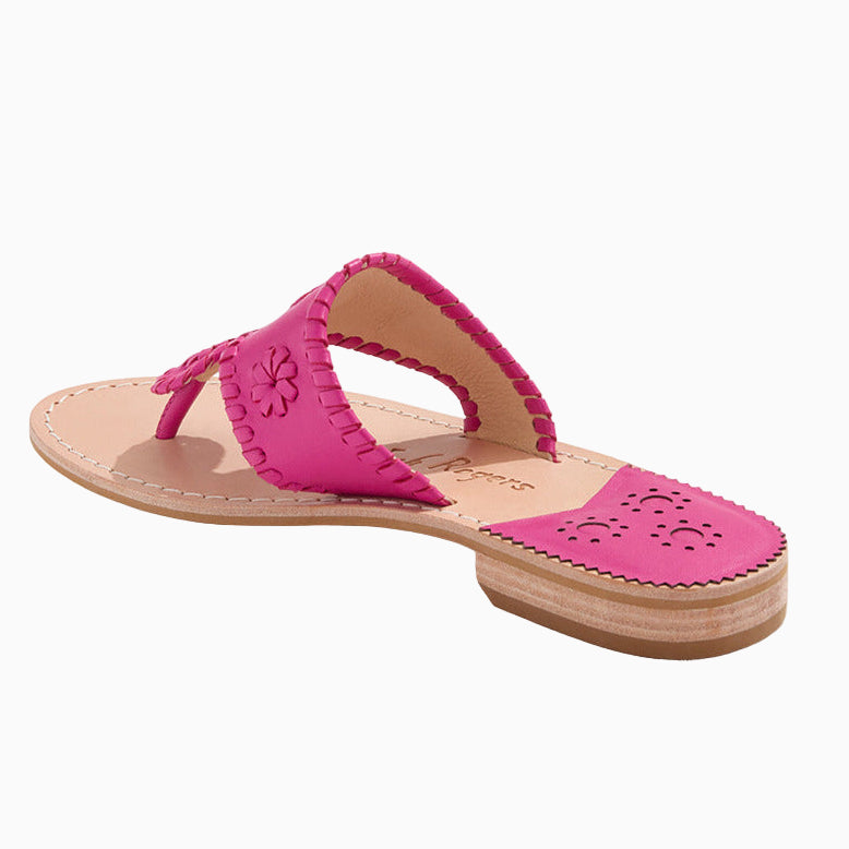 Jacks Leather Flat Sandal