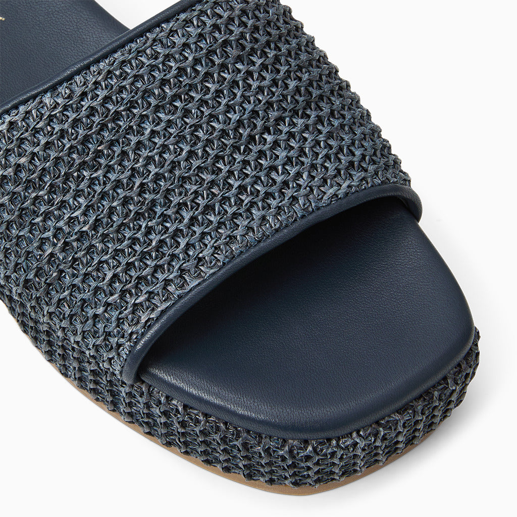 ⑦アイケーイー　SPYAIR IKE PROJECT SANDALS Jack Rogers Bayview Slide Sandal | Webbing | Blue Multi