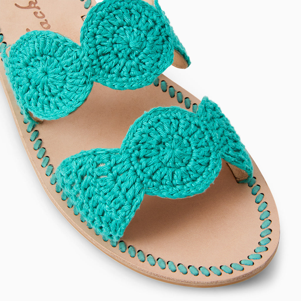 Jack Rogers Laurin Crochet Sandal | Crochet | Aquatic – Jack
