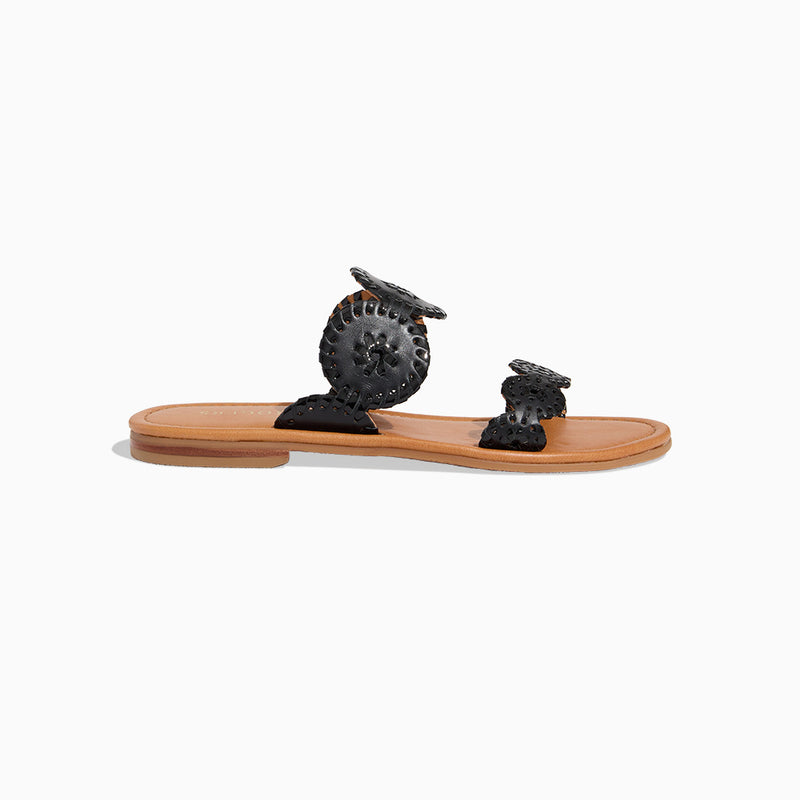 Lauren II Leather Slide Sandal