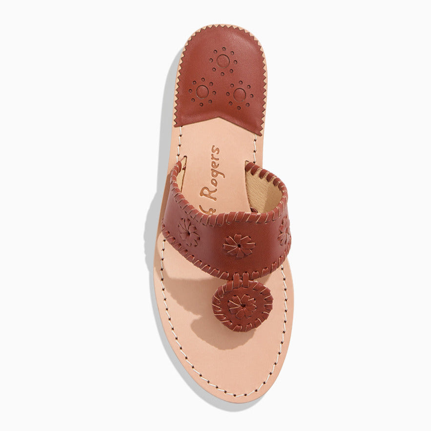 Jacks Flat Sandal - Luggage – Jack Rogers USA