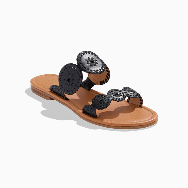 Lauren II Leather Slide Sandal