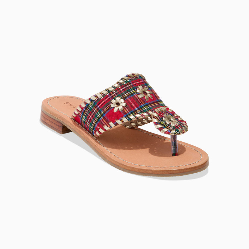 Girls Jacks Leather Flat Sandal