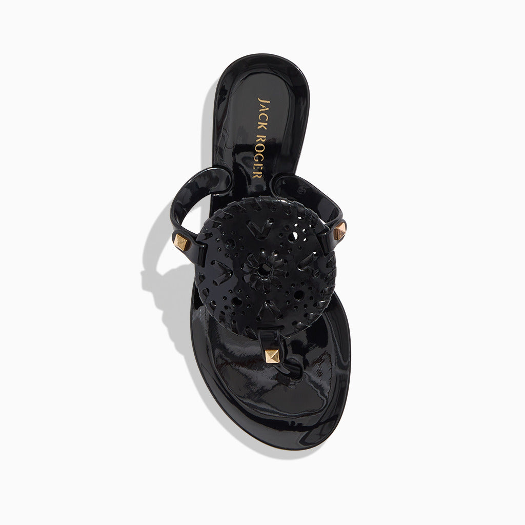 Girls Georgica Jelly - Black – Jack Rogers USA