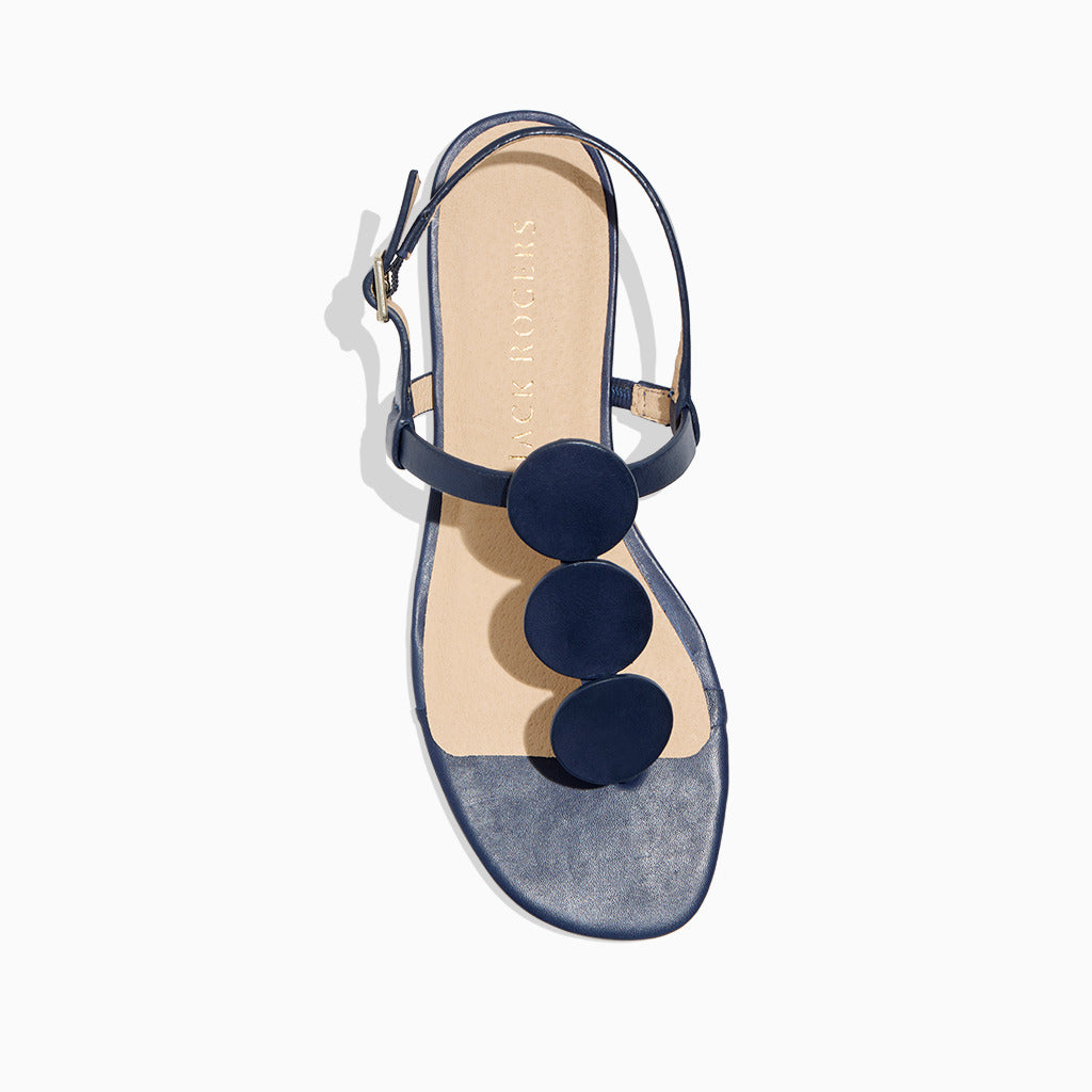 Worth Flat Sandal - Midnight – Jack Rogers USA