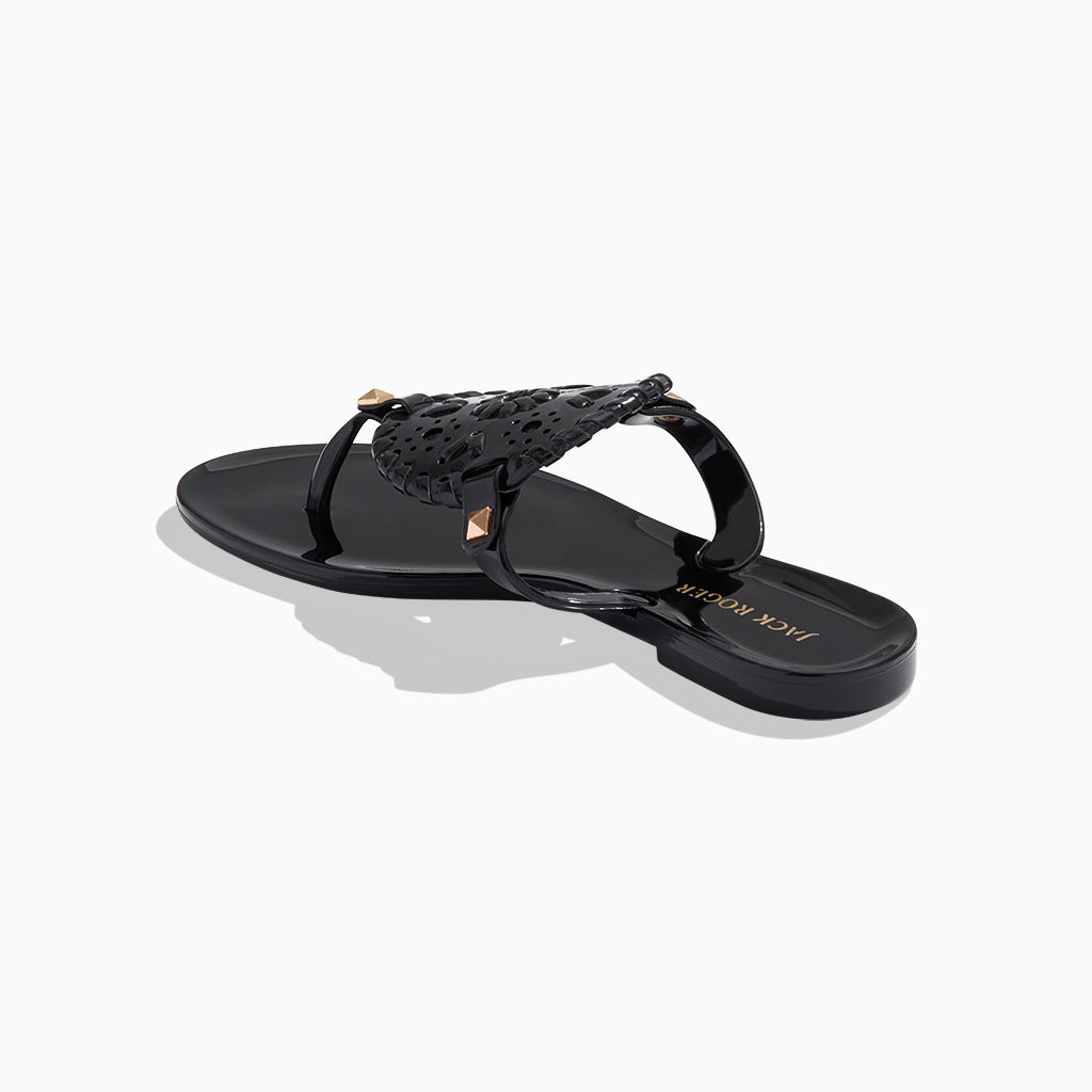 Girls Georgica Jelly - Black – Jack Rogers USA
