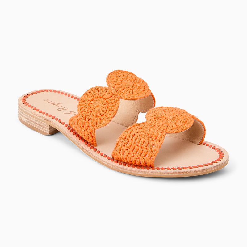 Laurin Crochet Flat Sandal