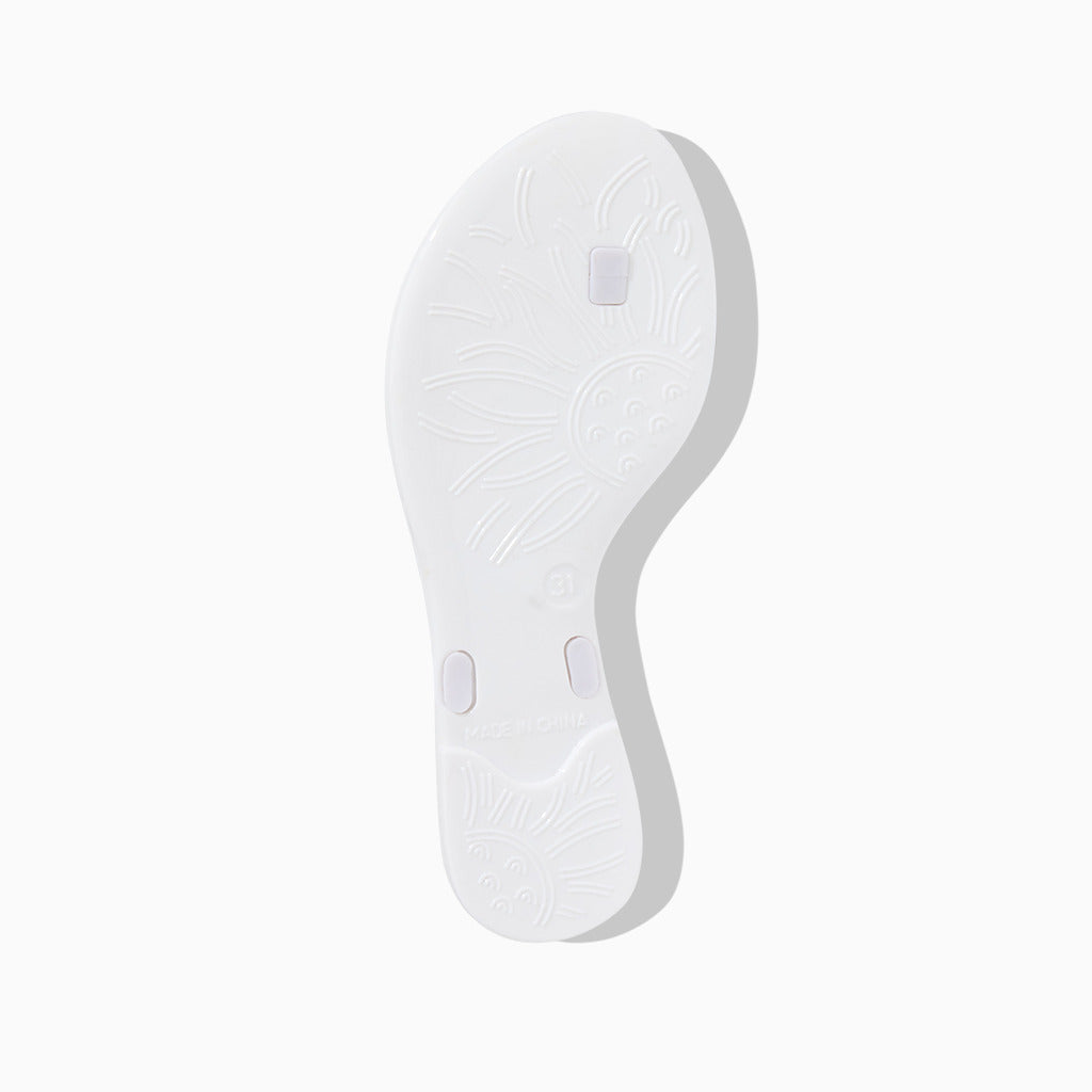 Girls Georgica Jelly - White – Jack Rogers USA