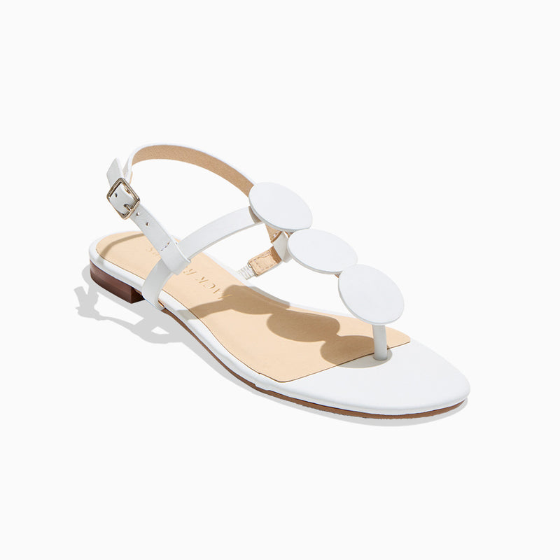 Worth Leather Flat Sandal