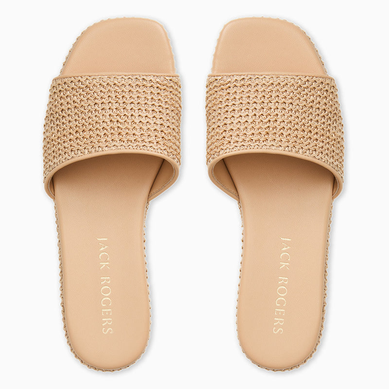 Bay Raffia Flatform Sandal