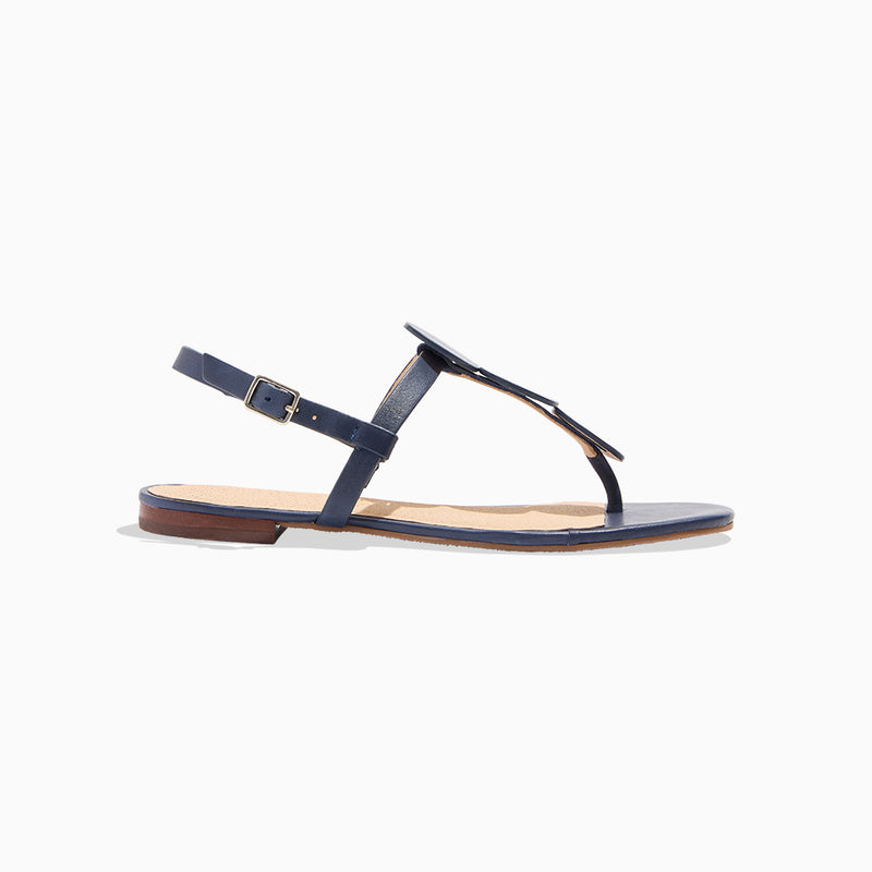 Worth Leather Flat Sandal