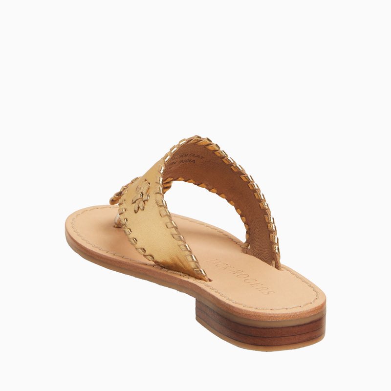 Girls Jacks Leather Flat Sandal