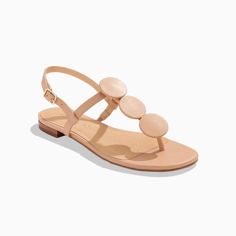 Worth Leather Flat Sandal