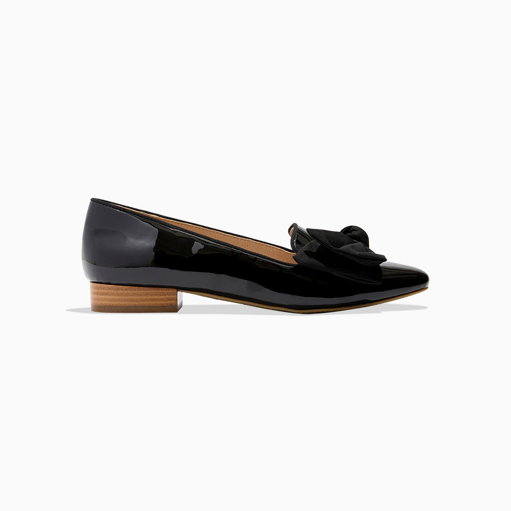 Brookline Bow Loafer - Black – Jack Rogers USA