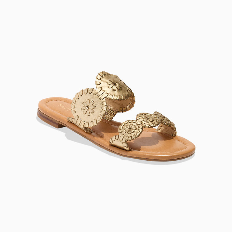 Lauren II Leather Slide Sandal