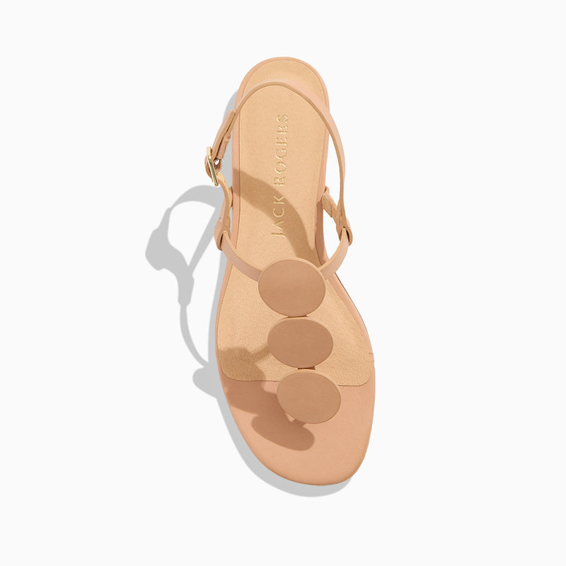 Worth Leather Flat Sandal
