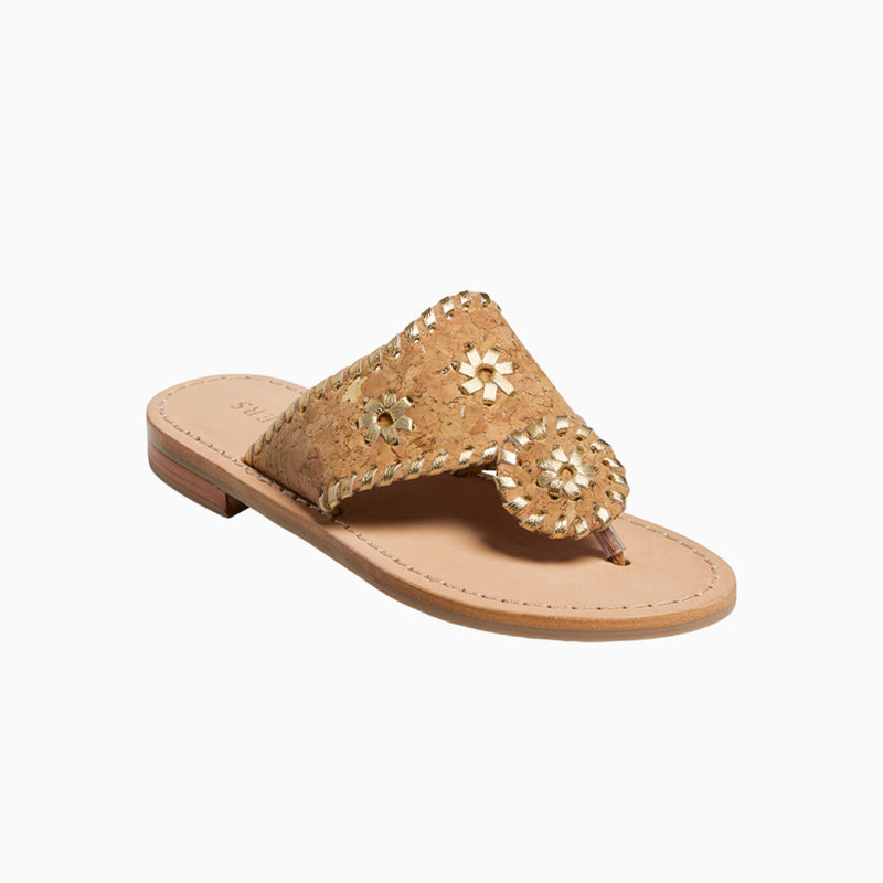 Girls Jacks Leather Flat Sandal