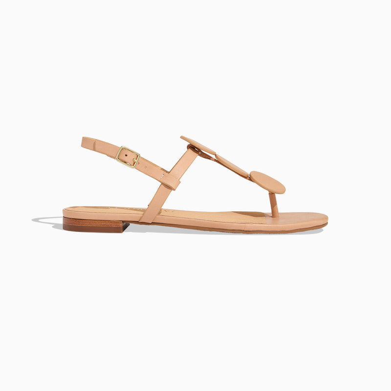 Worth Leather Flat Sandal
