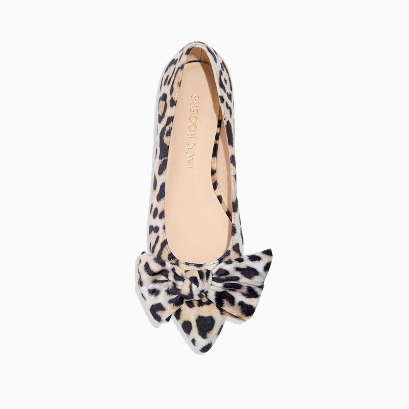 Debra Fabric Bow Ballet Flat