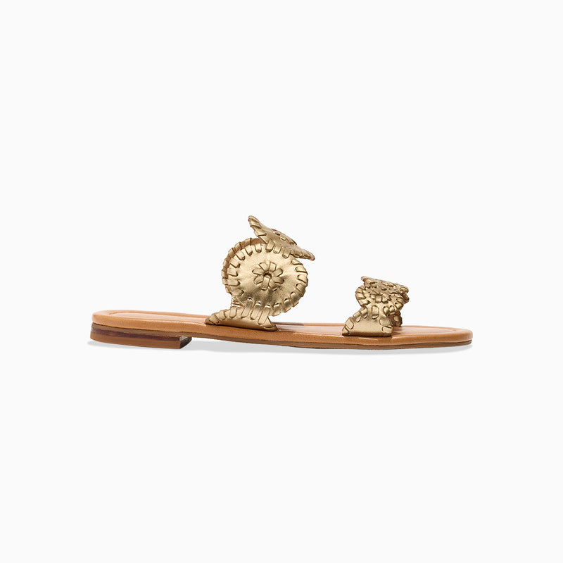 Lauren II Leather Slide Sandal
