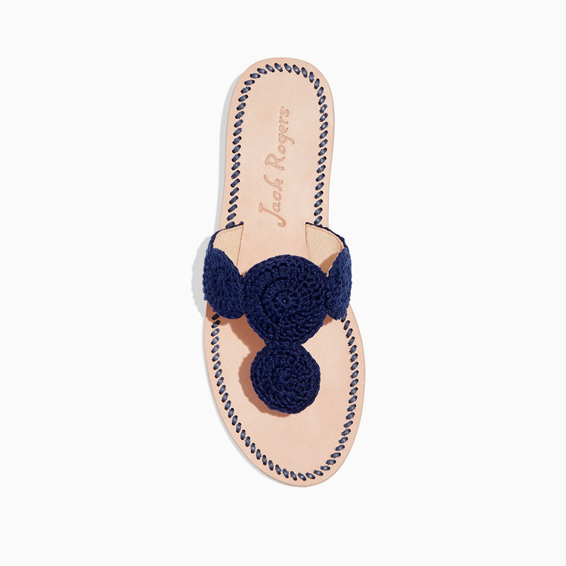 Jacks Crochet Flat Sandal
