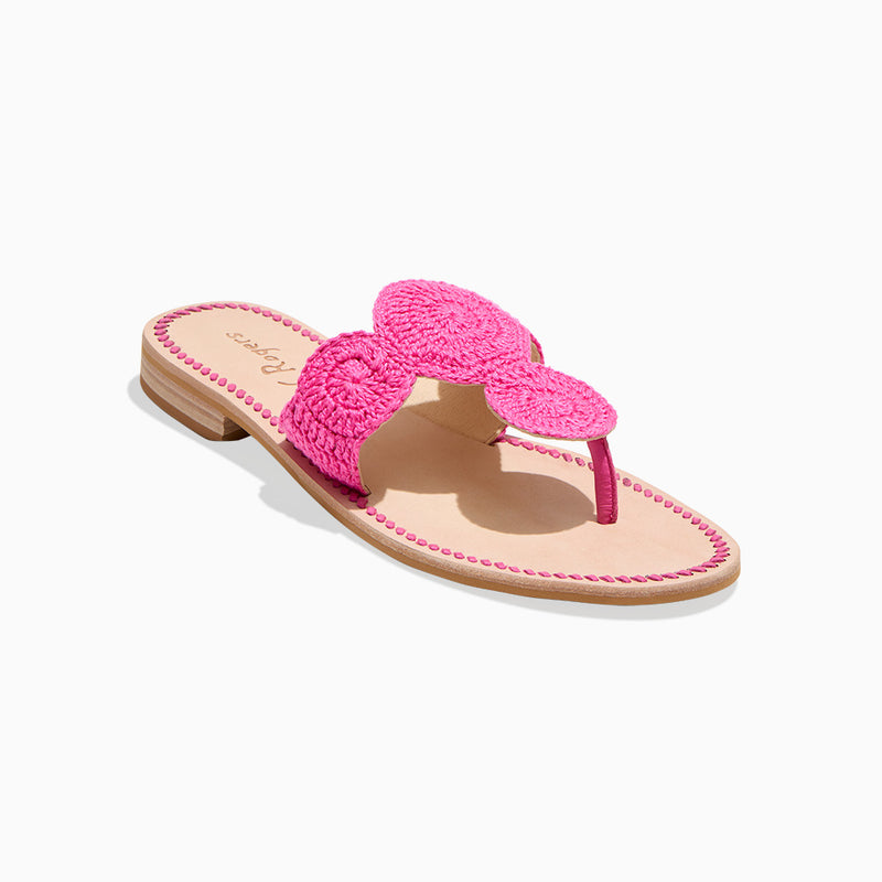 Jacks Crochet Flat Sandal