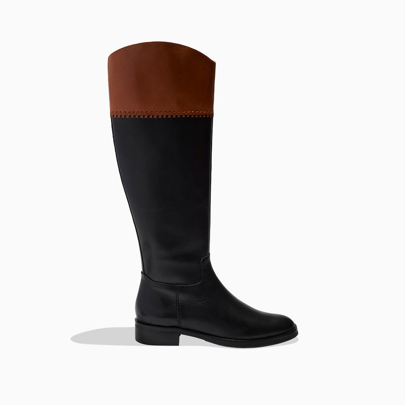 Adaline Leather Knee High Riding Boot