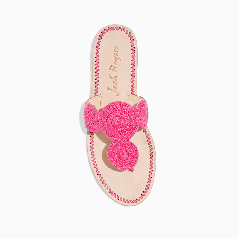 Jacks Crochet Flat Sandal
