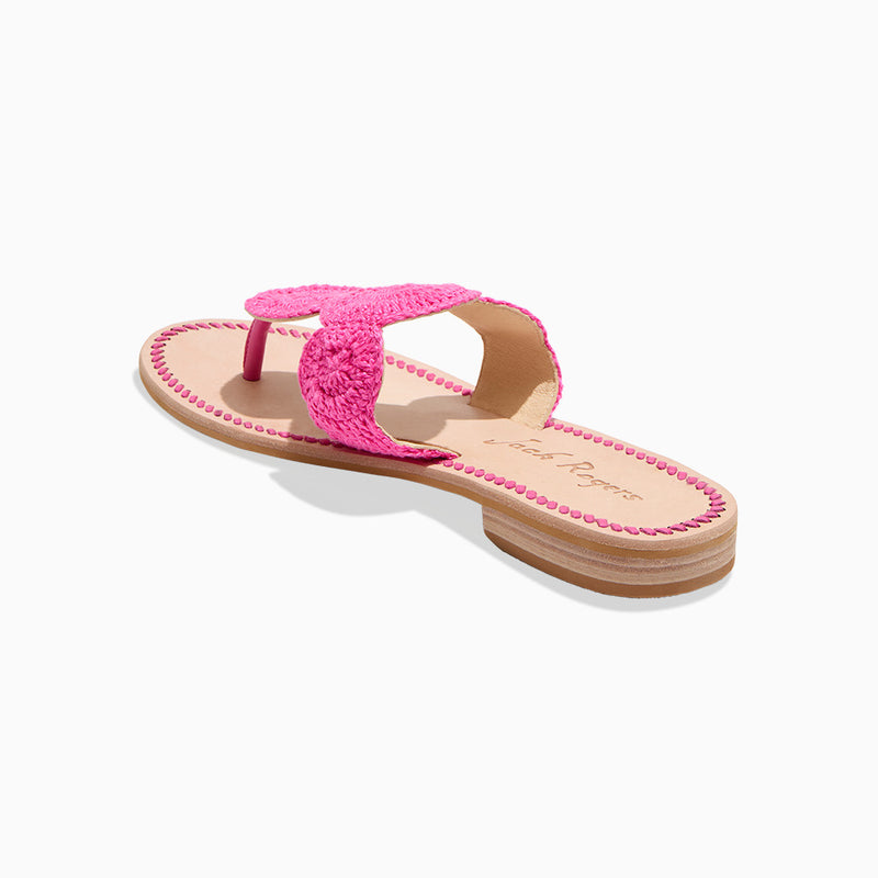 Jacks Crochet Flat Sandal
