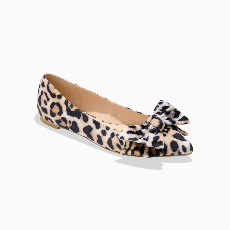 Debra Fabric Bow Ballet Flat