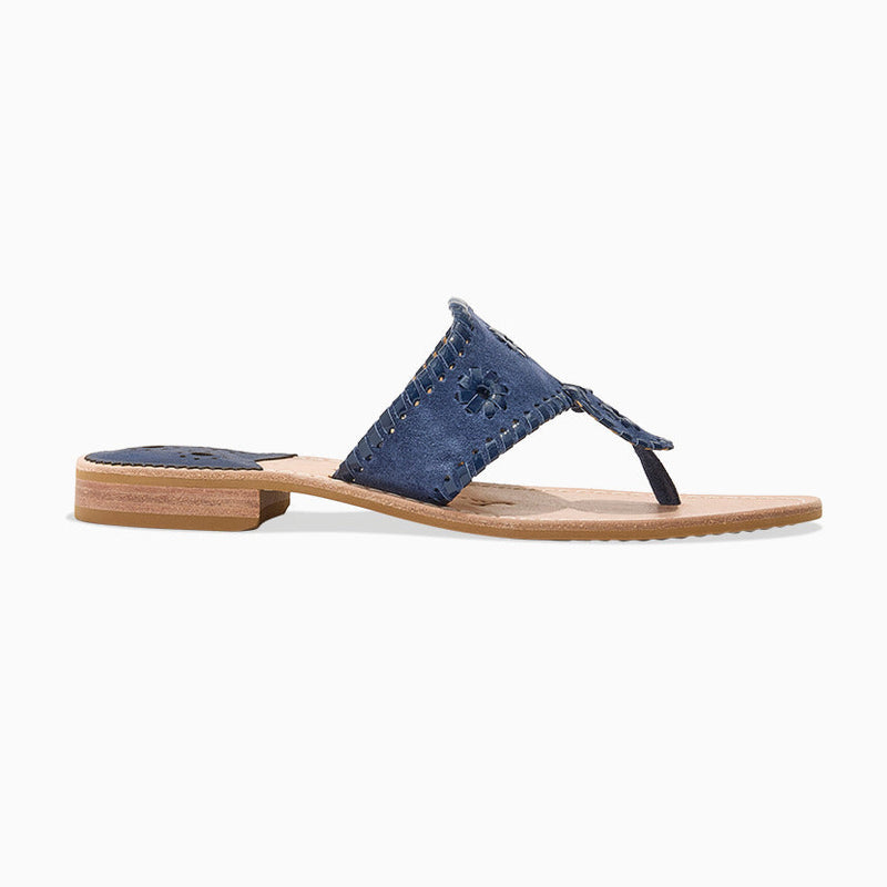Jacks Suede Flat Sandal