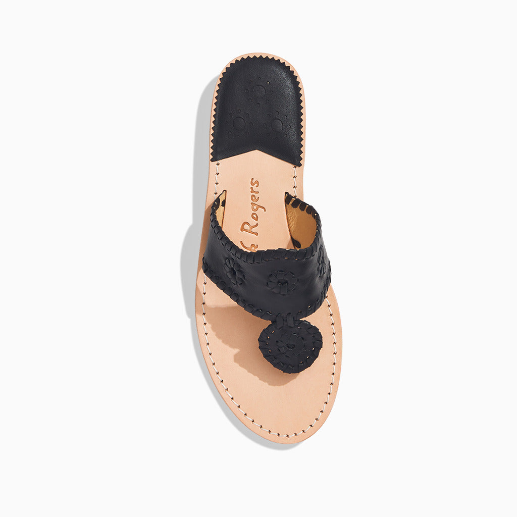 AMERI WIDE NET FLAT SANDALS ブラックS