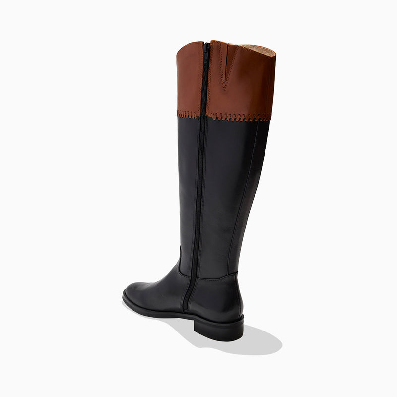 Adaline Leather Knee High Riding Boot