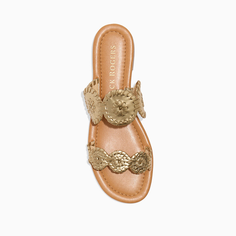 Lauren II Leather Slide Sandal
