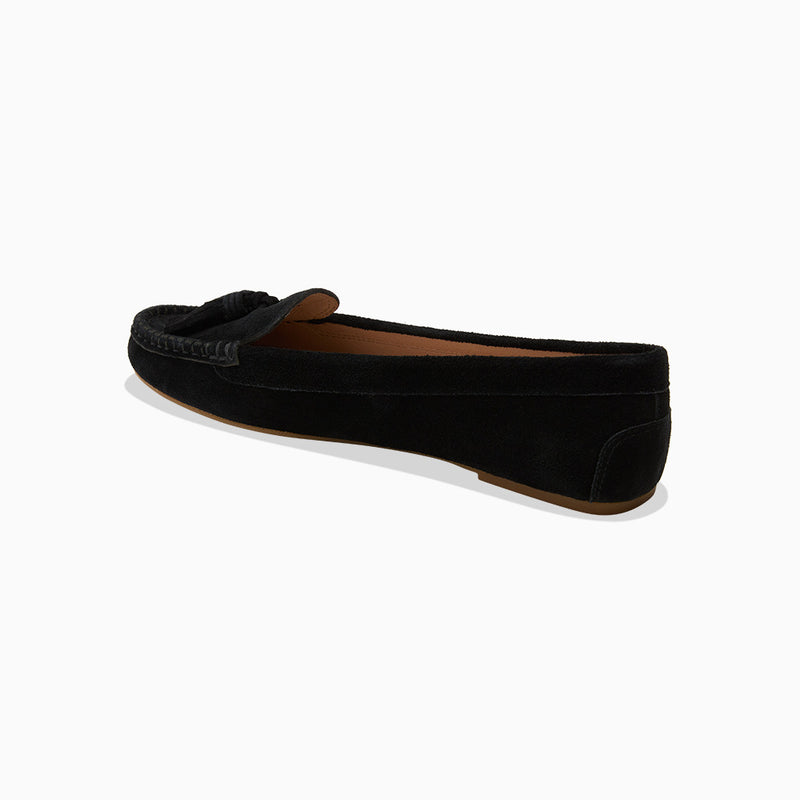 Melnick Suede Tassel Moccasin