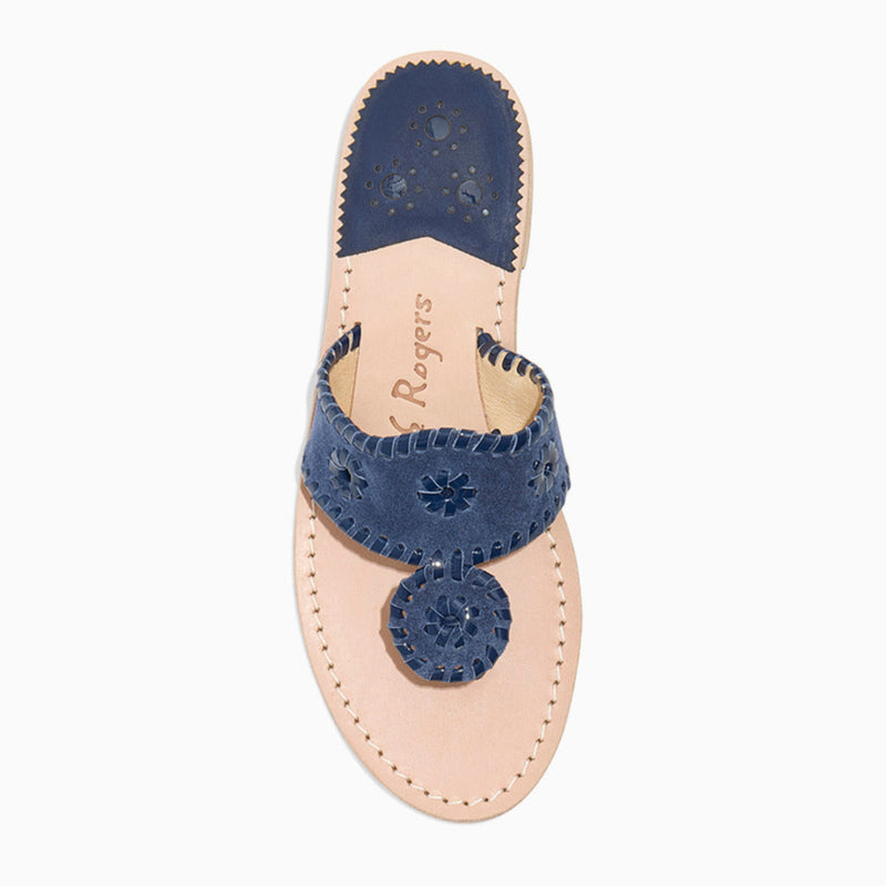 Jacks Suede Flat Sandal