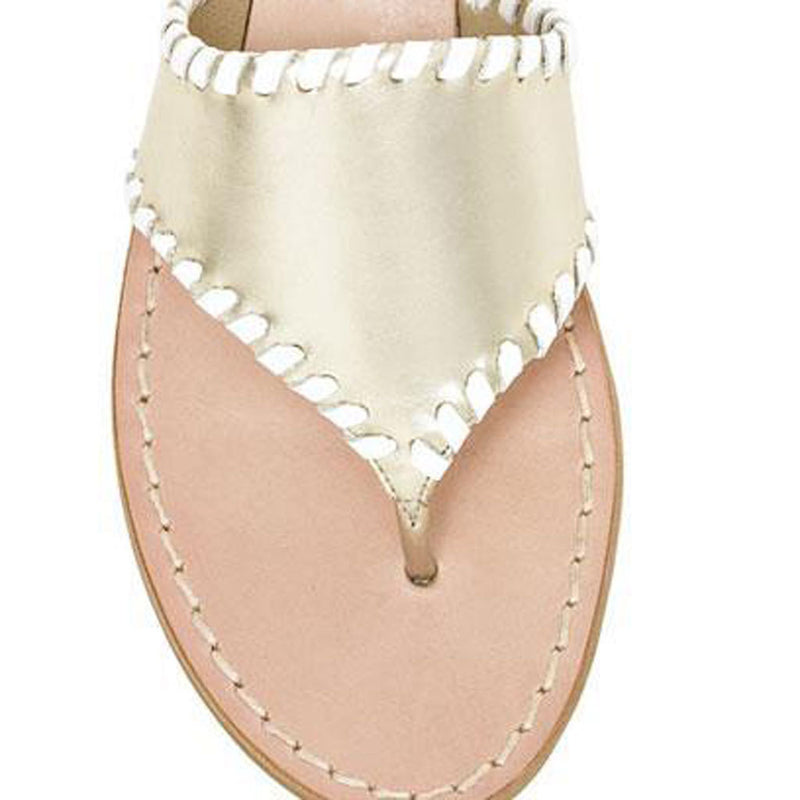 Jacks Diamond Monogram Sandal