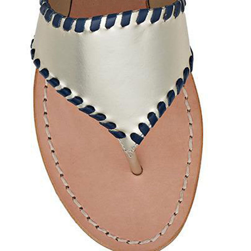 Jacks Diamond Monogram Sandal