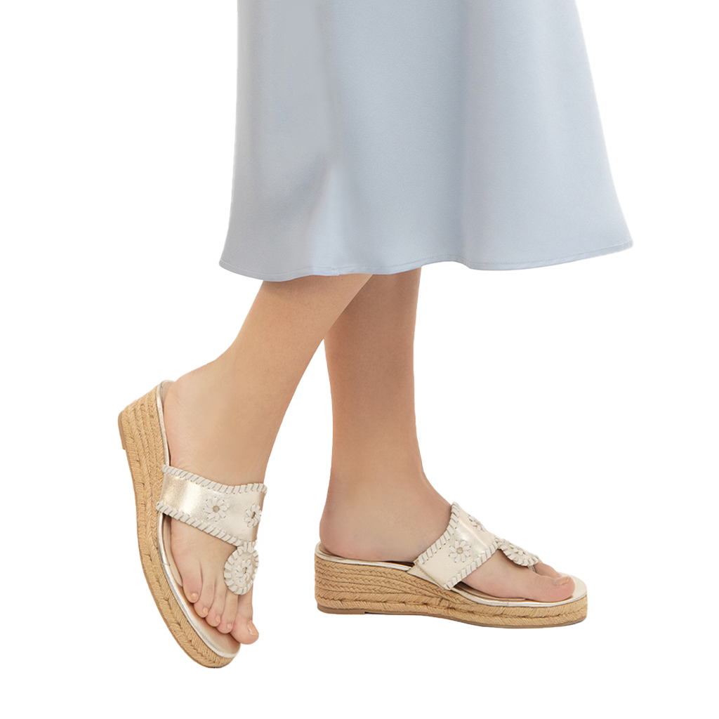 Jacks Jute Mid Wedge