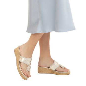 Jacks Jute Mid Wedge