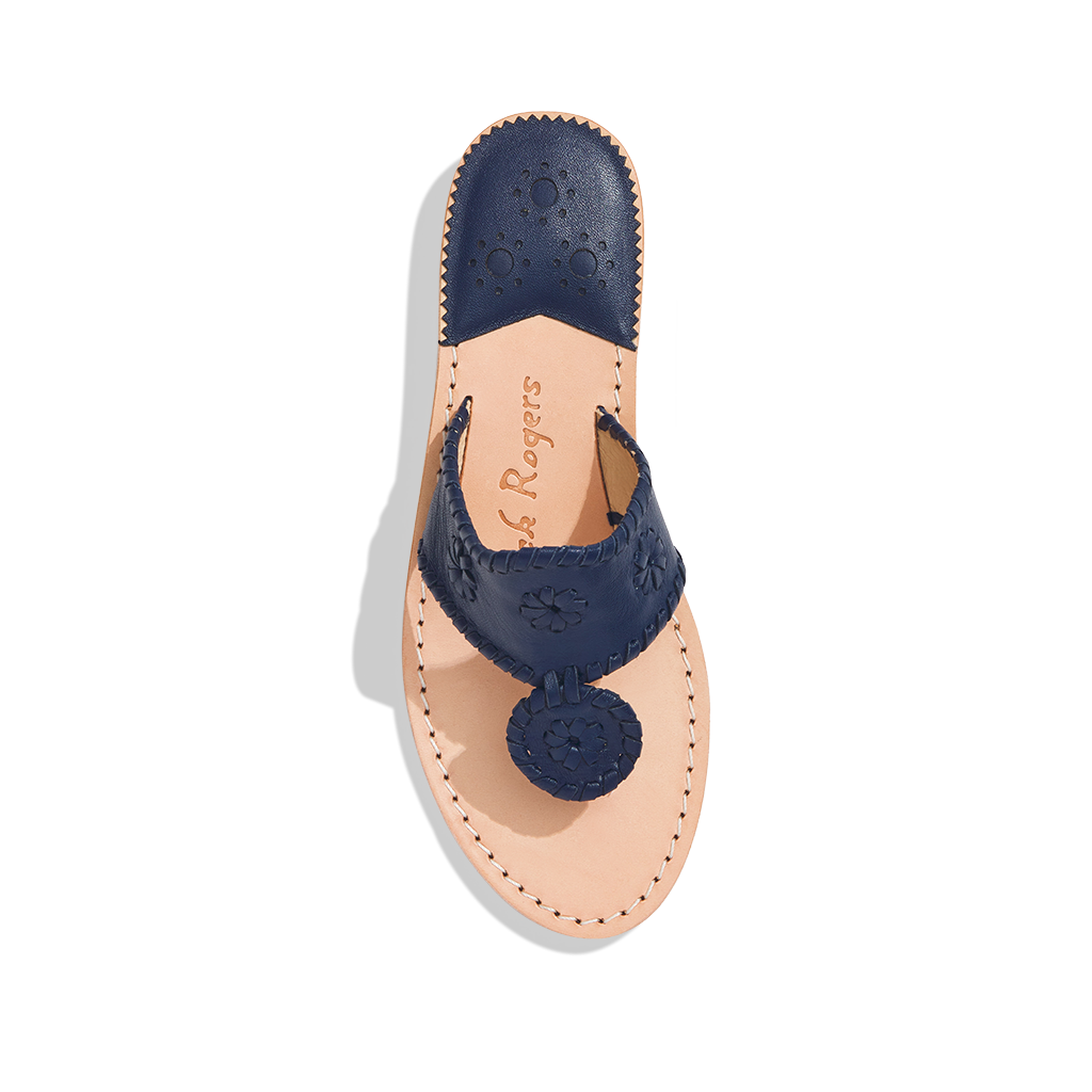 Jack rogers navy and gold shop