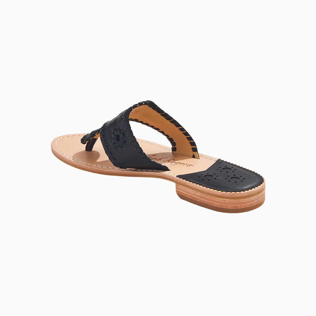 Jack rogers black flip flops hotsell
