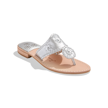Jack rogers metallic sandals hotsell