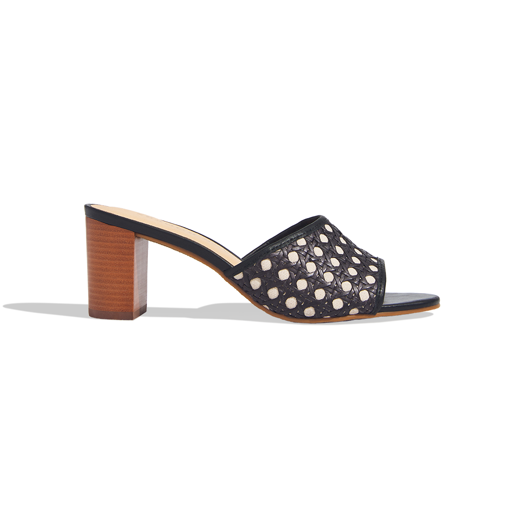 Merrain Caning Heel Slide